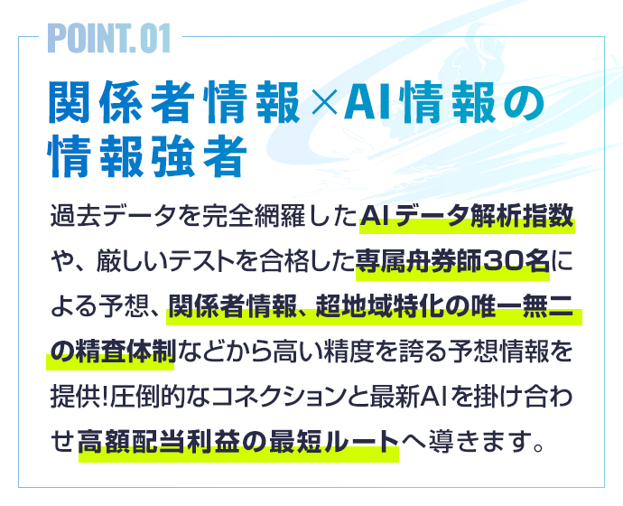 関係者情報×AI情報の情報強者